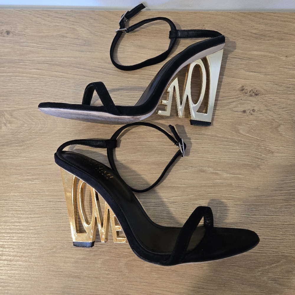 Aminah Abdul Jillil Love Heeled Sandals